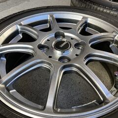 Gスピード◇5.5J 14インチ IS45(オフセット+45) PCD100-4H◇165