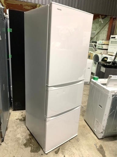 大阪限定配送★3ヶ月保証付き★冷凍冷蔵庫★2018年★東芝★GR-M36S★R-277★363L★3ドア