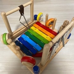 おもちゃ ミュージックステーション 木製楽器