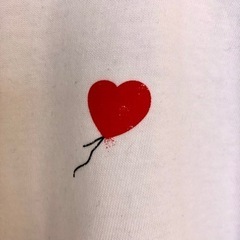 【新品】Banksy バンクシー Tシャツ 白 限定品 レディース BANKSYの画像