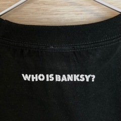 【新品】Banksy バンクシー Tシャツ 黒 限定品 レディース BANKSYの画像