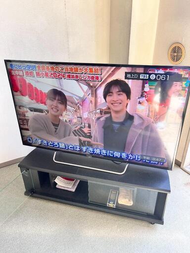 SONY 液晶テレビ48インチ　2016年製　テレビ台セット　配送、配達不可