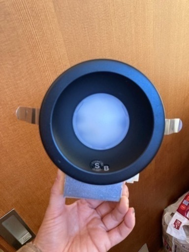 オーデリック　ダウンライト　黒縁　2個セット　電球一体型