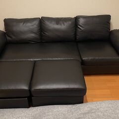 【直接引き取りのみ】3人掛けソファ　1月末までに