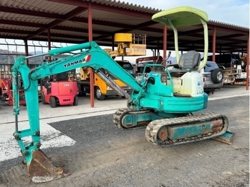 ヤンマー YANMAR 油圧ショベル VIO20。倍速、ゴムキャタ 付き、マルチレバー. 6388 時間。 , 2-WAY.