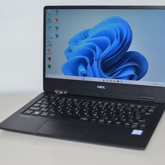 中古軽量ノートパソコン NEC PC-VKT12HZG3 Windows11+office 爆速