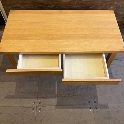 《売約済》?運搬無料エリア有/ 品川区リサイクルショップ 無印　無印良品　MUJI 無垢材ローテーブル　幅900cm オーク材　　　　