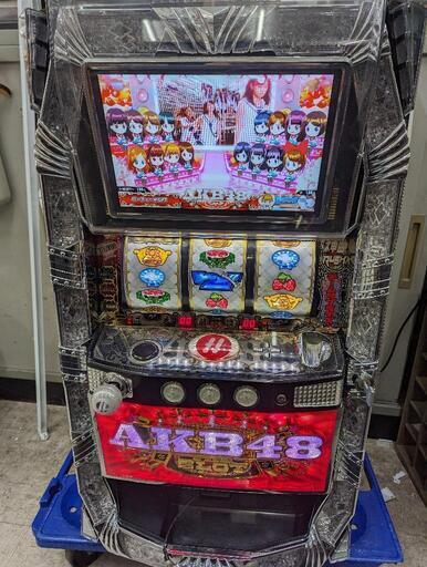 パチスロ実機 初代 AKB48 コイン不要機 ID：126-012664-007