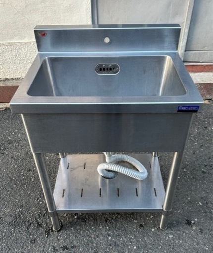 業務用 マルゼン 1槽シンク 幅600×奥450×高さ800+100(mm) 一層シンク maruzen 厨房機器 流し台 厨房機材 手洗い 一層 1層 大阪発