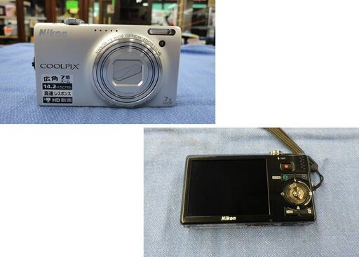 ニコン コンパクトデジタルカメラ COOLPIX S6000 シャンパンシルバー