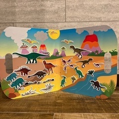 シール絵本　恐竜の画像