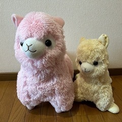 ぬいぐるみ　プライズ品　アルパカ　ティッシュケース