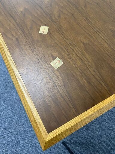 ビーカンパニー/B-COMPANY RUMMY ダイニング 3点セット 二人掛け ウォールナット オーク材 中古家具 店頭引取歓迎 R