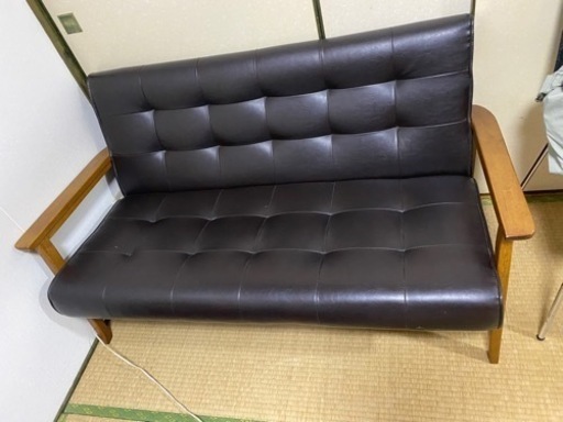 2掛けソファ　まだキレイです✨