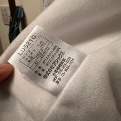 ASICS ATHLETIC WEAR L 白色 　上下の画像