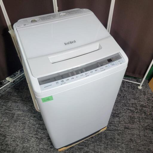 ‍♂️h060412売約済み❌4196‼️配送設置は無料‼️最新2021年製✨日立 ビートウォッシュ 7kg 洗濯機