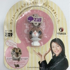 未使用◆ジョージア◆キーホルダー◆犬◆猫◆THE DOG◆THE CATの画像