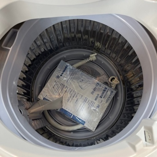 【送料無料】SHARP 6.0kg 全自動洗濯機 2021年製