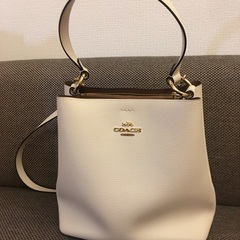 COACH ショルダーバッグ　ホワイト　中古