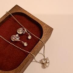 Courreges クレージュ K10ピアス+ネックレスの画像