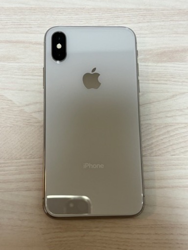 iPhone X ホワイト 256GB 88% 美品 SIMフリー 値下げ不可