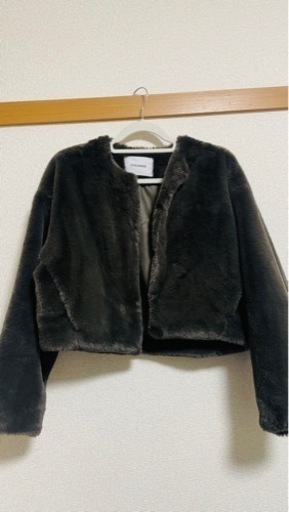 stylemixer フェイクファーショートブルゾン
