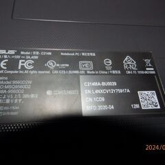 ASUS Chromebook Flip c214ma chromebook　クロームブック　ノートパソコン　パソコン本体　PC　の画像