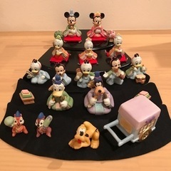🎀 ディズニー お雛様 雛人形 ひな祭り 5段飾り レア ベルメゾン 平面飾りにもの画像