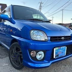 スバル プレオ RSリミテッドⅡ★支払い総額17.8万円★スーパーチャージャー 4WD 車検2年付きコミコミ 社外マフラー パドルシフトでとても楽しく走れます！！の画像