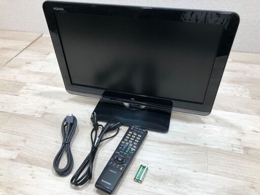 ① SHARP シャープ 19V型 液晶 テレビ AQUOS LC-19K3-B ハイビジョン 2010年モデル