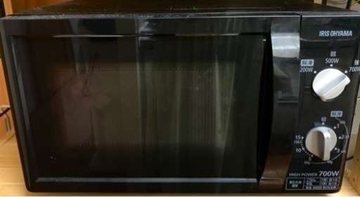 (受け渡し決定済み)アイリスオーヤマ電子レンジ700w 2月中お渡し