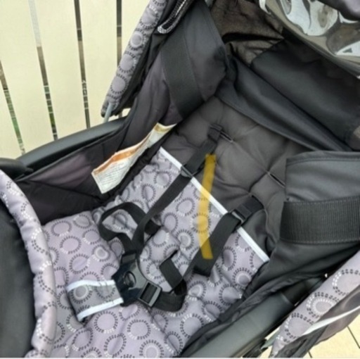 safety 1st 2人乗りベビーカー　(未使用のレインカバー付き)