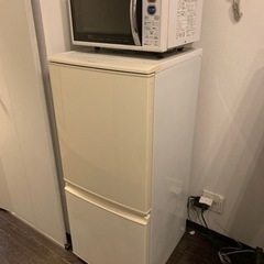 冷蔵庫　2013年製　電子レンジ　2015年製　SHARP