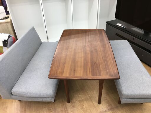 ★ジモティ割あり★ UNIKO ダイニングセット4人用  W125×D75×H117 クリーニング済み SJ4770