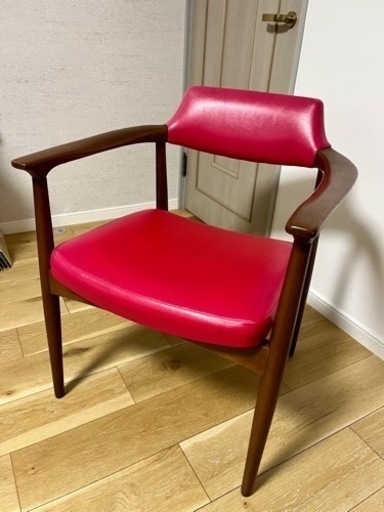 MARUNI マルニ木工 オールドマルニ No.2042 カトレア アームチェア/ダイニングチェア 70年代ヴィンテージ