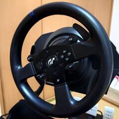 レースシムセット ★美品（シート・ハンコン）　スラストマスター T300 プレイシート　 の画像