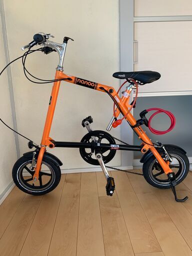NANOO FD-1207(オレンジ) 折り畳み自転車 (ラーメン) 高尾の NANOO FD-1207(オレンジ) 折り畳み自転車 (ラーメン) 高尾の