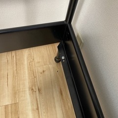 IKEA セミダブルベッド　スノコ、マットレス付き　ブラック SAGSTUA サグストゥーアの画像