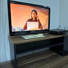 テレビ・DVDプレイヤー・スピーカー・テレビ台セット