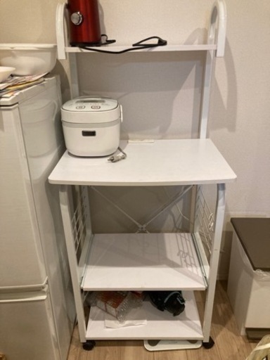 キッチン棚　ラック　コンセント付き