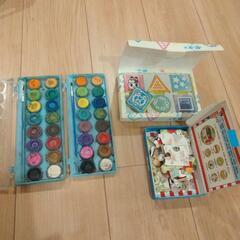 絵の具　スタンプ　パズル