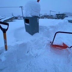 　家の雪下ろし、雪庇、車庫の雪下ろし　　　　『空知管内』