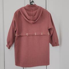 ハーフコート フード 秋冬物の画像