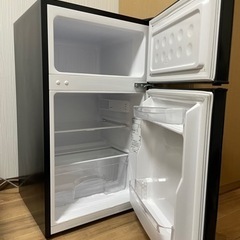 YAMAZEN 冷凍冷蔵庫　YFR-D90(B) 2020年製の画像