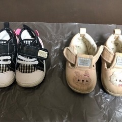 値下げ！13センチと13.5センチベビーシューズ4足セットの画像