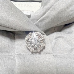 美品 PROPORTION BODY DRESSING ダウンコート ビジュー付 プロポーションボディドレッシング コートの画像