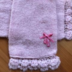 メゾピアノ★トゥシューズのマフラー（トドラーフリー）の画像