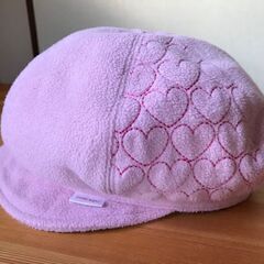 しまむら★ピンクのキャスケット★５４ｃｍの画像