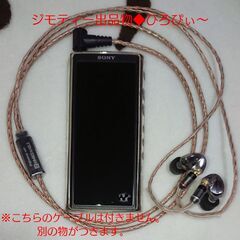 【3点set】WALKMAN NW-ZX300＋SHURE425＋Litz Wire Earphone Cable MMCX 4.4mmバランス イヤホンケーブル