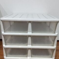 衣類収納（３段×２）の画像